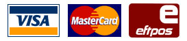 We accept VISA and Mastercard payments